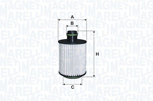 MAGNETI MARELLI Eļļas filtrs 153071760516